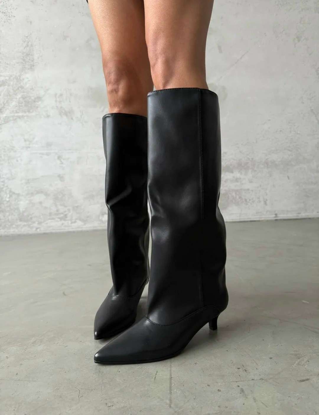 сапоги демисезонные на маленьком каблуке gh collection,сапоги трубы,,женская ,сапоги женские