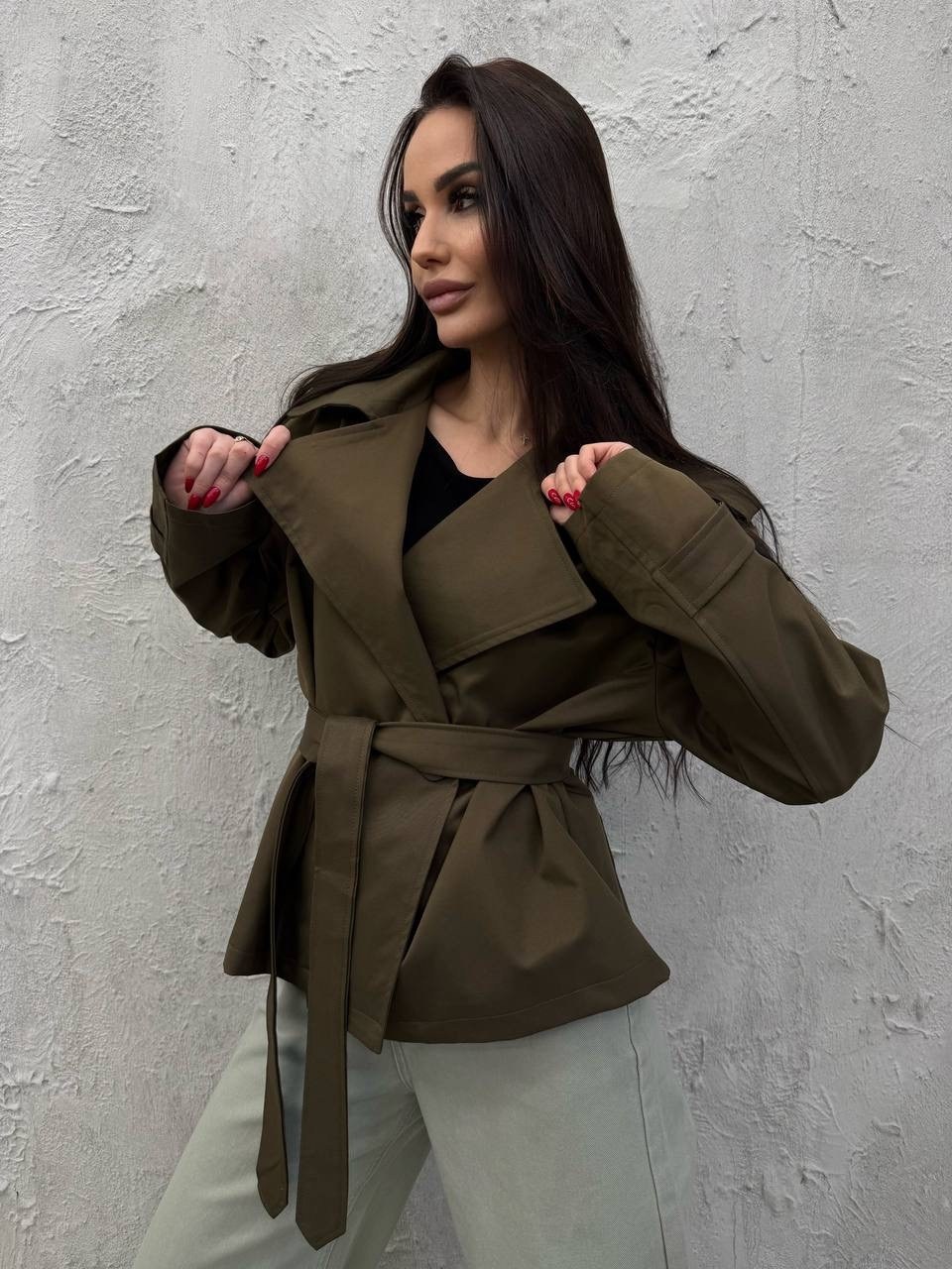 куртка тренч,куртка демисезонная оверсайз canifa,тренч короткий,укороченная куртка,кожаная куртка