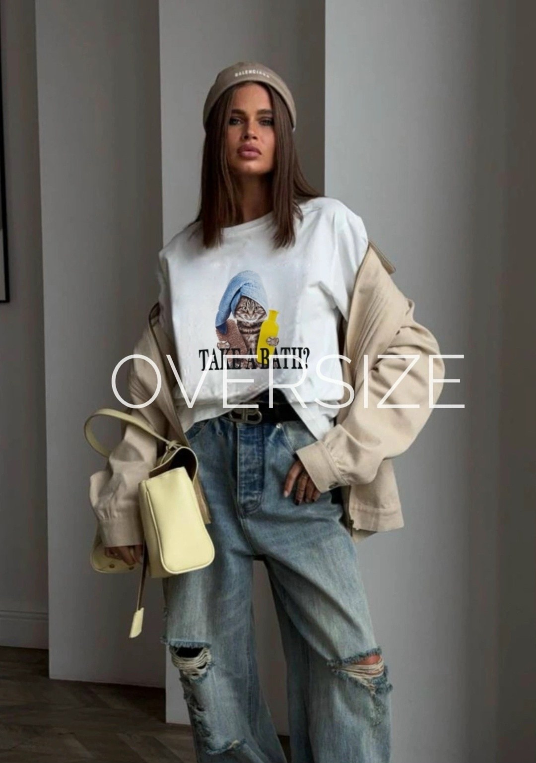 оверсайз свитшот,женская кофта,толстовка,брендовые одежды