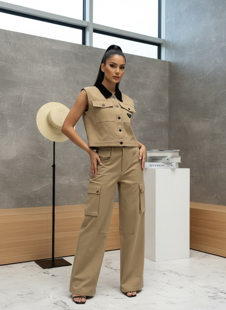 костюм повседневный,костюм бежевый,костюм женский,костюм модный,брюках карго