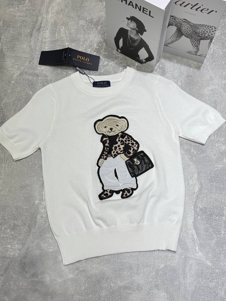 джемпер одежда,ralph lauren свитер с мишкой polo ralph lauren,свитер с мишкой,свитер с вышивкой,джемпер летний