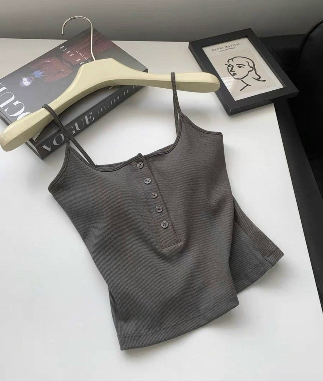 женская майка,женский топ,топы и майки,топ на пуговицах,хлопковые топы