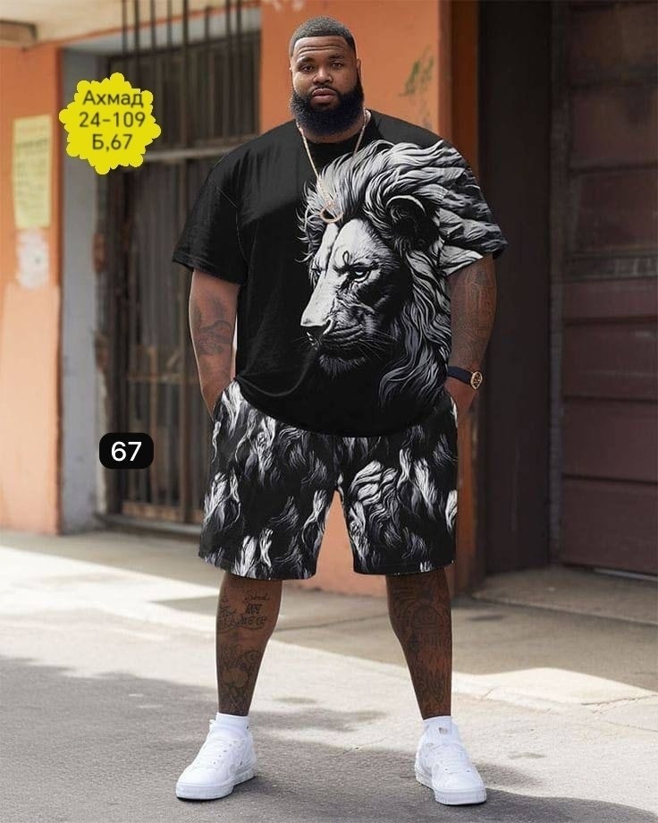 летний костюм больших размеров,мужские спортивные костюмы,модные мужские шорты,костюм с принтом,костюм мужской с шортами