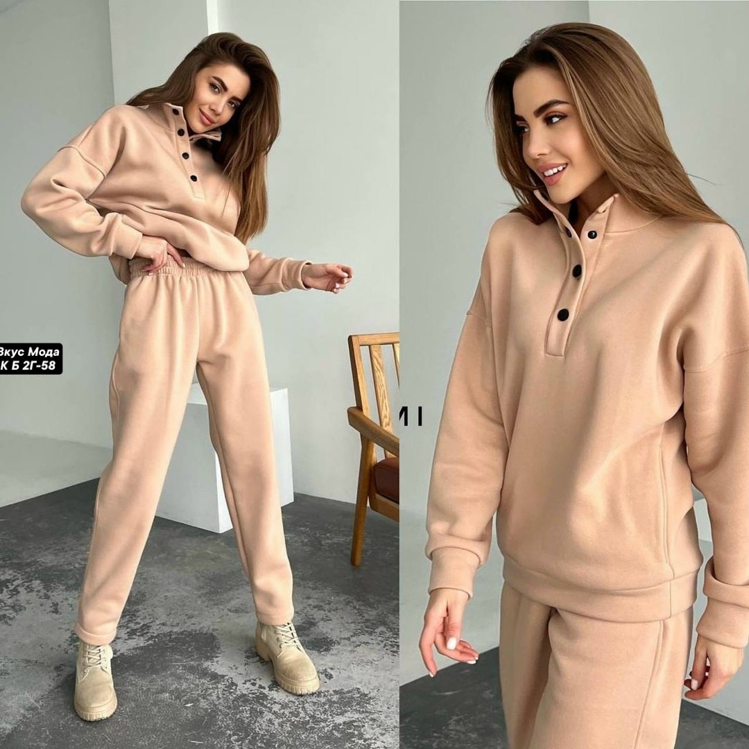 спортивный костюм женский на флисе,спорт костюм женский на флисе цвет черный,женский спортивный костюм на флисе черный,спортивные костюмы,костюм спортивный с начесом флисовый m&k clo цвет черный