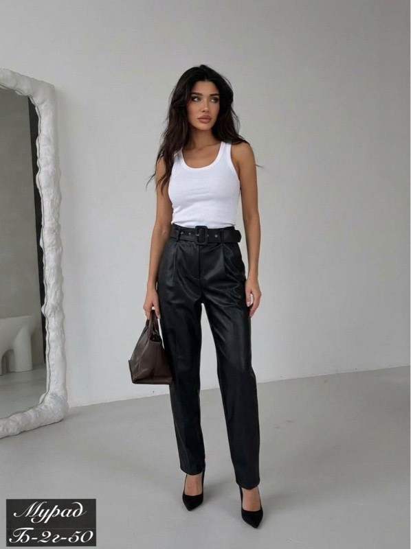 кожаные брюки женские,кожаные брюки,брюки из экокожи женские,брюки женские мом из экокожи,кожаные штаны