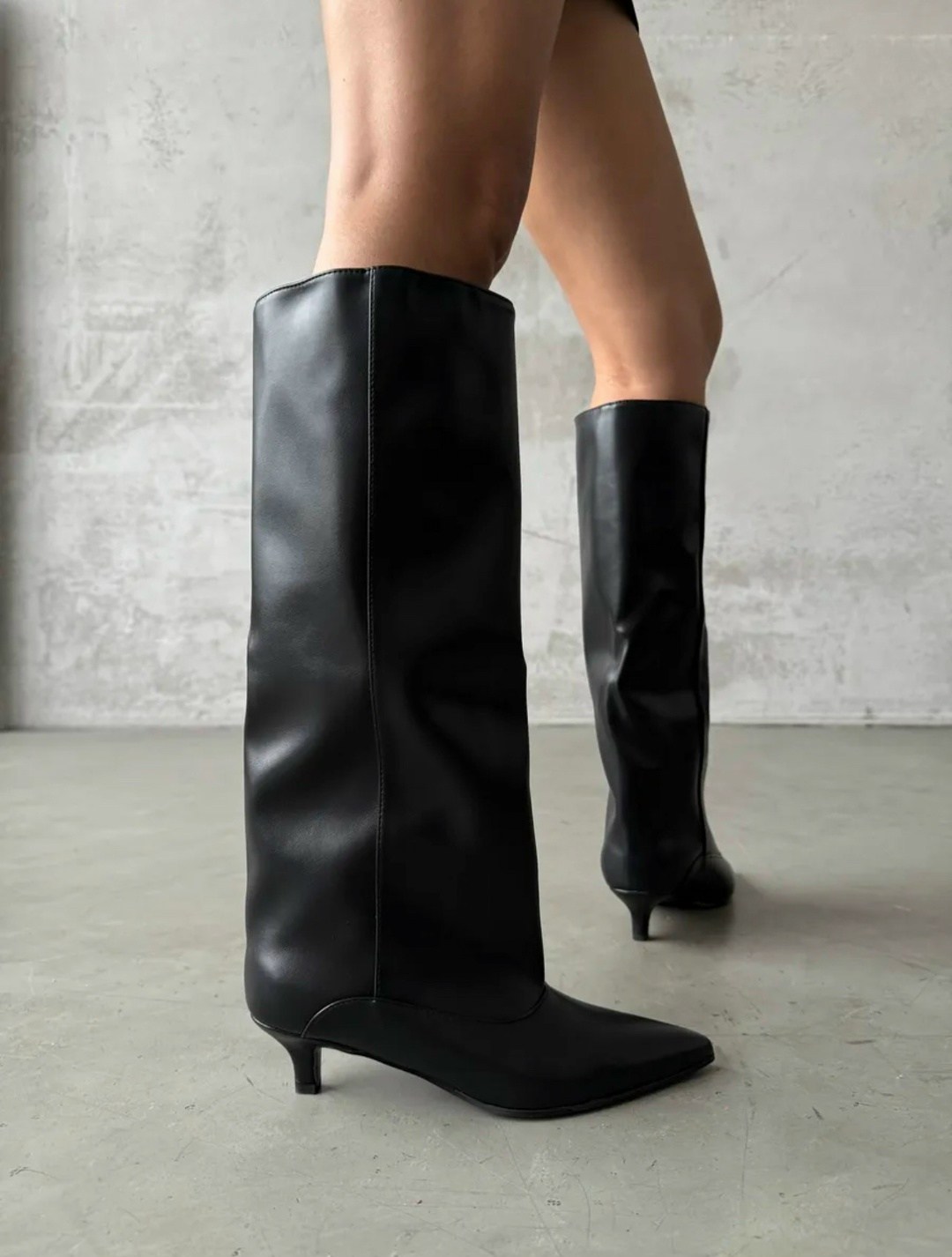 сапоги демисезонные на маленьком каблуке gh collection,сапоги трубы,,женская ,сапоги женские