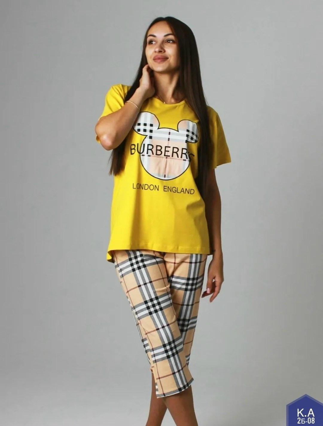 женская пижама с бриджами,пижама с бриджами,женская пижама,комплект домашний пижама с бриджами,пижама с бриджами новогодняя lama style