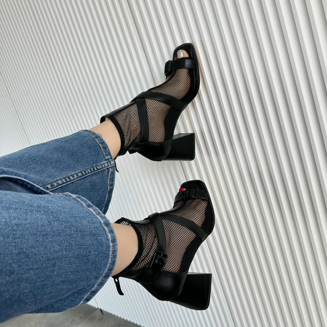 босоножки в сетку,женские босоножки,летние ботильоны,босоножки на каблуках,женские ботильоны