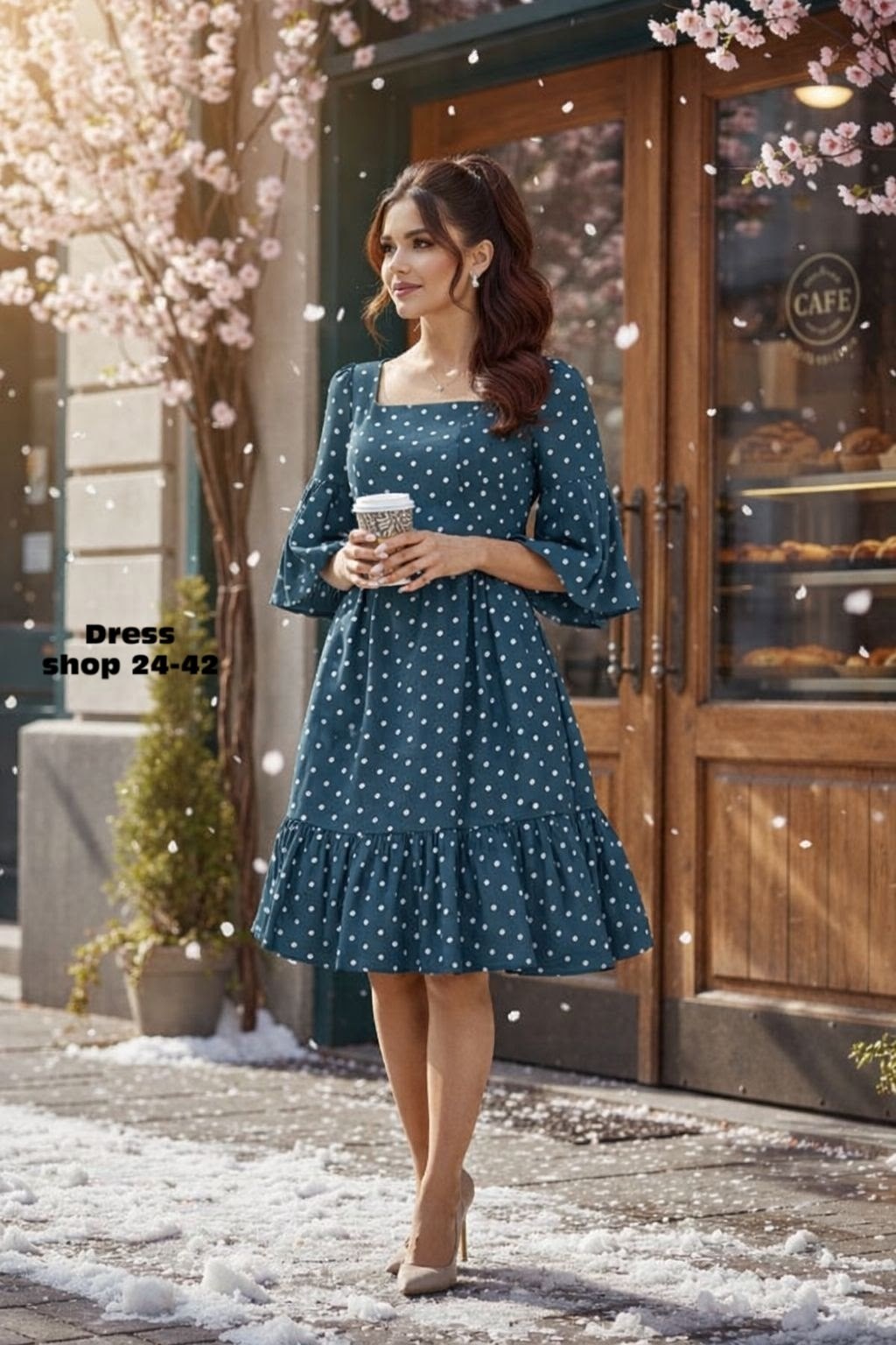 платье в горошек,платье женское в горошек,платье,платье распродажа,женское платье