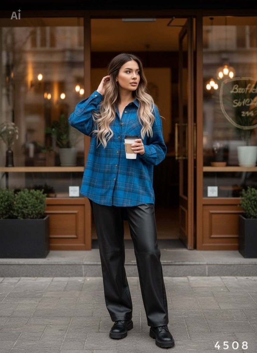 рубашка в клетку оверсайз blu roza,рубашка в клетку оверсайз удлиненная,рубашка в клетку оверсайз удлиненная marybeth,рубашка в клетку