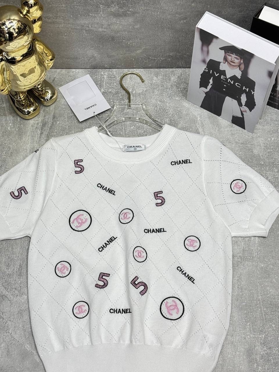 футболка chanel,футболка женская chanel,джемпер chanel,в стиле шанель,женская кофта