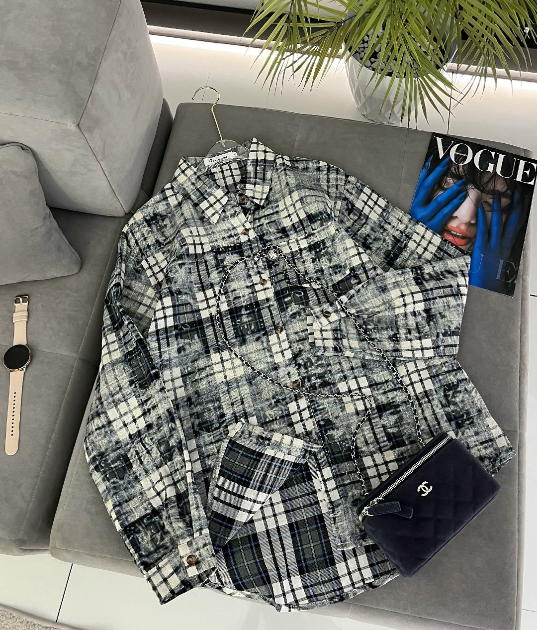 рубашка в клетку,женская рубашка,рубашка женская оверсайз в клетку,рубашка в клетку оверсайз варенка umalook,женская рубашка в клетку