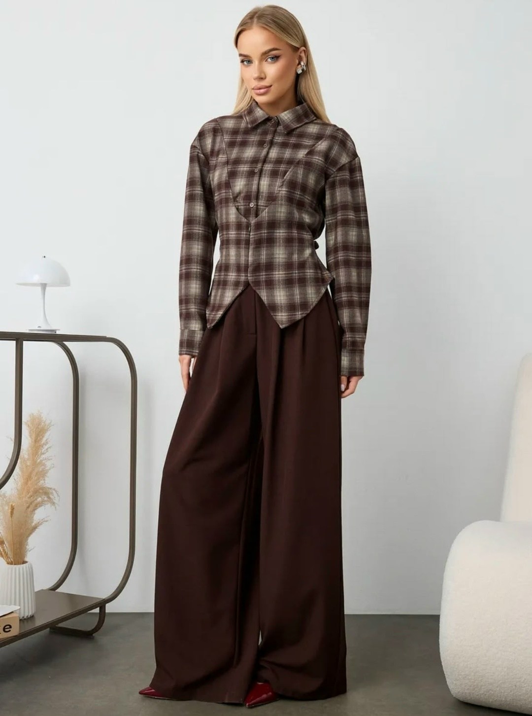 женская рубашка в клетку,женская рубашка,рубашка в клетку dej 369033302,повседневная рубашка,рубашка в клетку оверсайз damn egoist