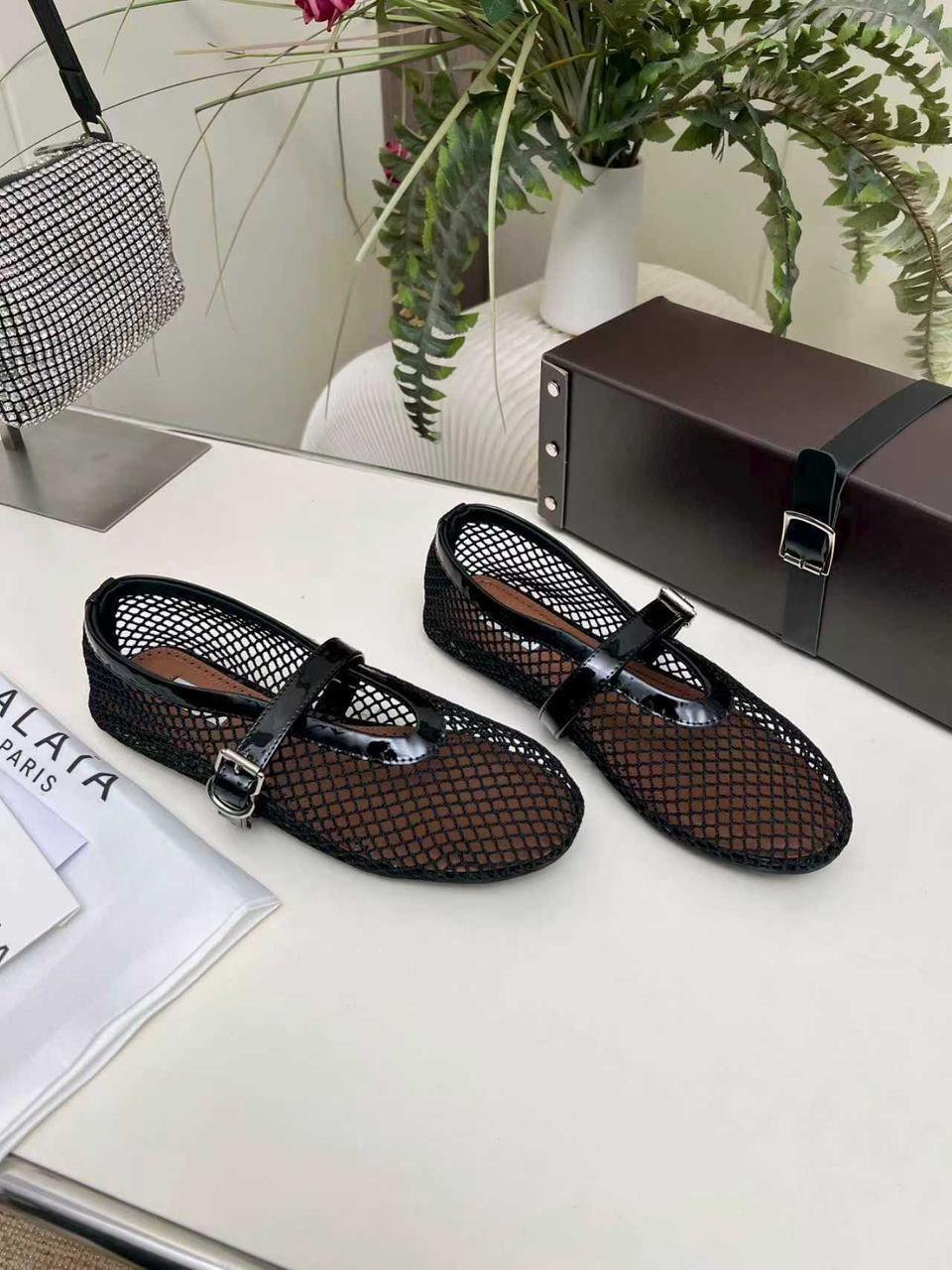 балетки alaia,,балетки кожаные,модная женская ,сандалии alaia