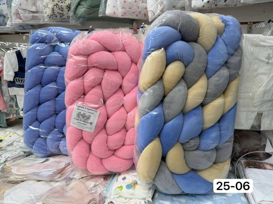 бортик косичка в кроватку,бортик косичка в прямоугольную кроватку,бортик косичка 240 см,круглая кроватка,бортик коса