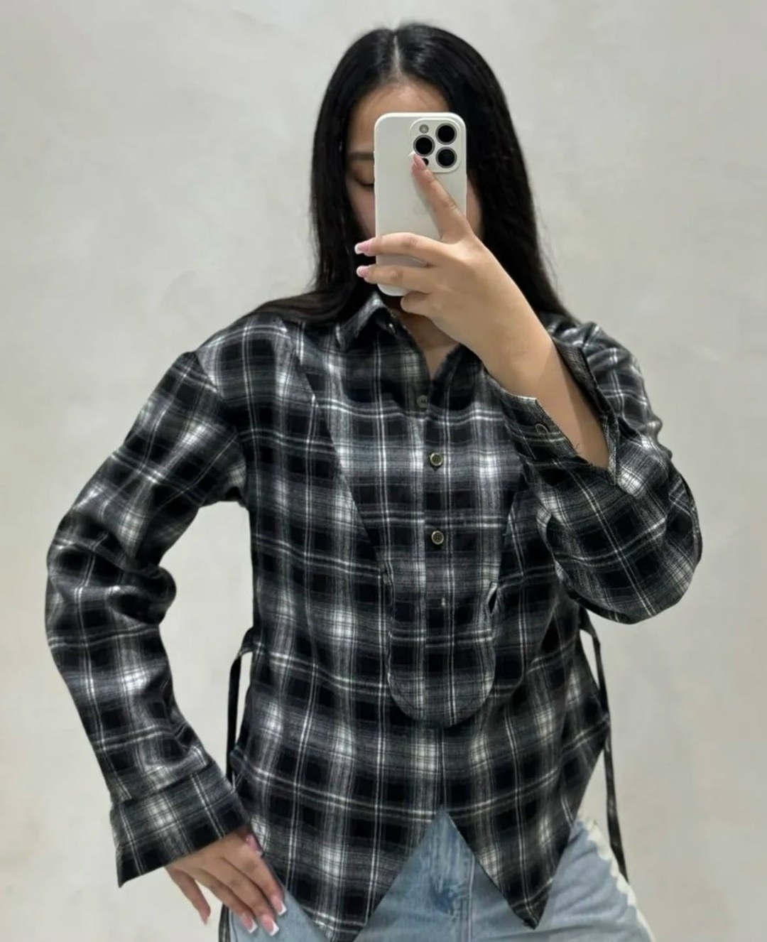 женская рубашка в клетку,женская рубашка,рубашка в клетку dej 369033302,повседневная рубашка,рубашка в клетку оверсайз damn egoist