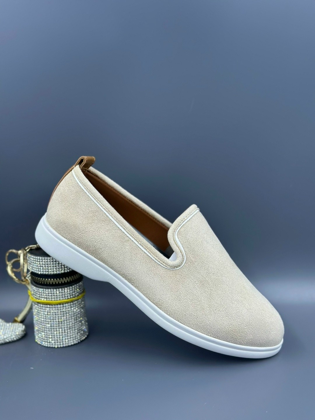 ,женские слипоны,кеддо слипоны золотистые женские,женская ,слипоны