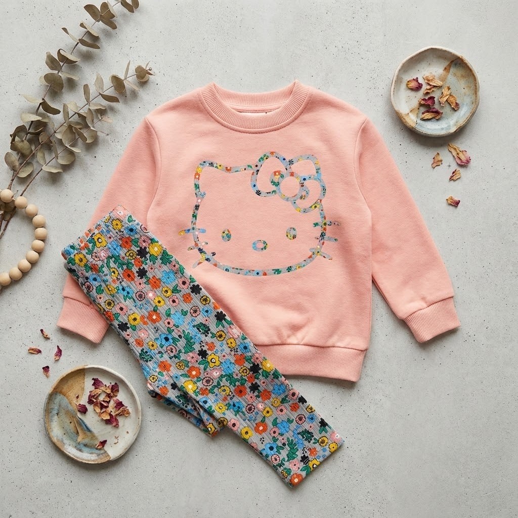 детская пижама sanrio,остров мечты магазин хеллоу китти,sanrio hello kitty пижамы для девочек,пижама детская хлопковая hello kitty,hello kitty store