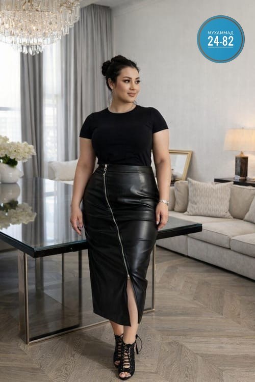 женская юбка из экокожи,юбка из экокожи,юбка из экокожи больших размеров,длинная юбка из экокожи,кожаная юбка