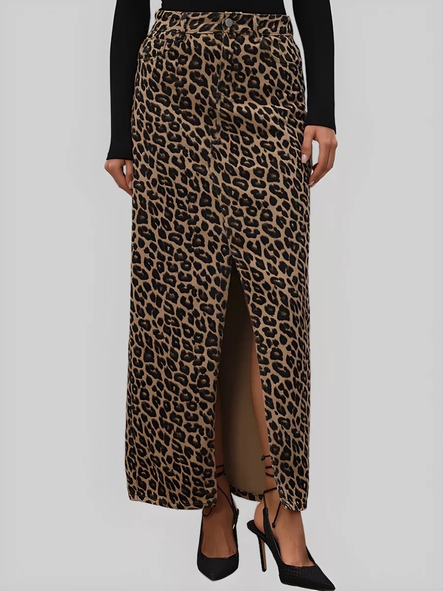 юбка макси атласная с леопардовым принтом befree,юбка макси леопард,юбка макси атласная с леопардовым принтом,юбка с леопардовым принтом,юбка fly 01281497 "леопард" на бежевом
