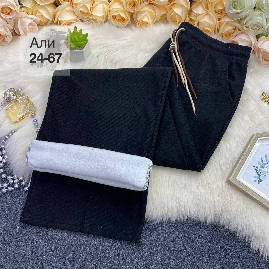 утеплённые штаны с мехом,брюки модные,штаны с начесом арт.3683774,штаны ткань: вельвет с мехом,штаны на флисе