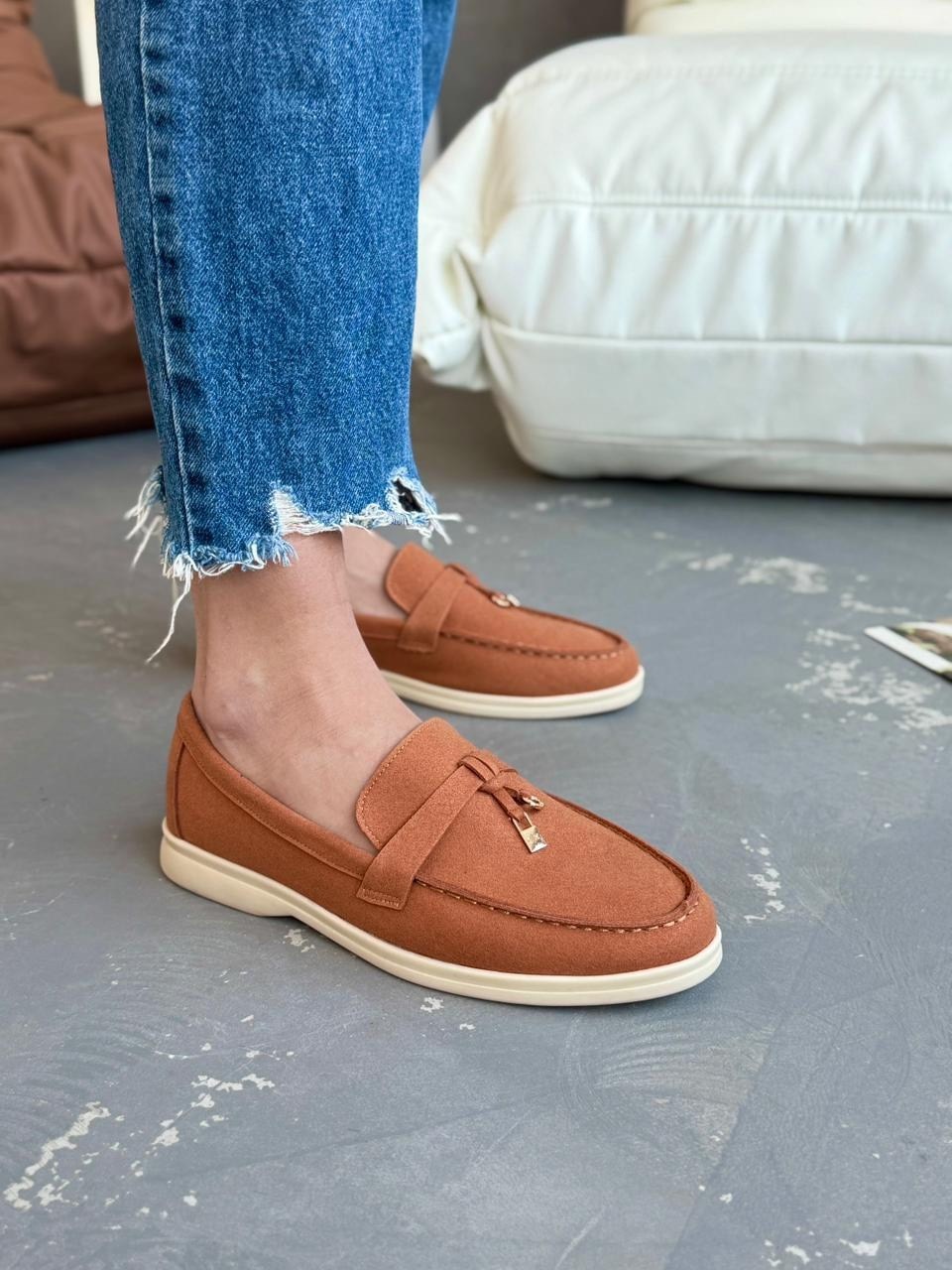 лоферы loro piana,женские мокасины,лоферы замшевые,,серые замшевые лоферы