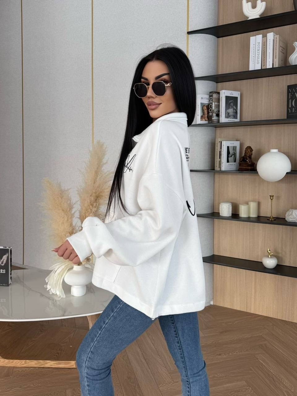 толстовка женская,кофта на замке зип худи оверсайз толстовка женская на молнии,кофта на замке зип худи оверсайз толстовка женская на молнии цвет белый,толстовка оверсайз,свитшот женская