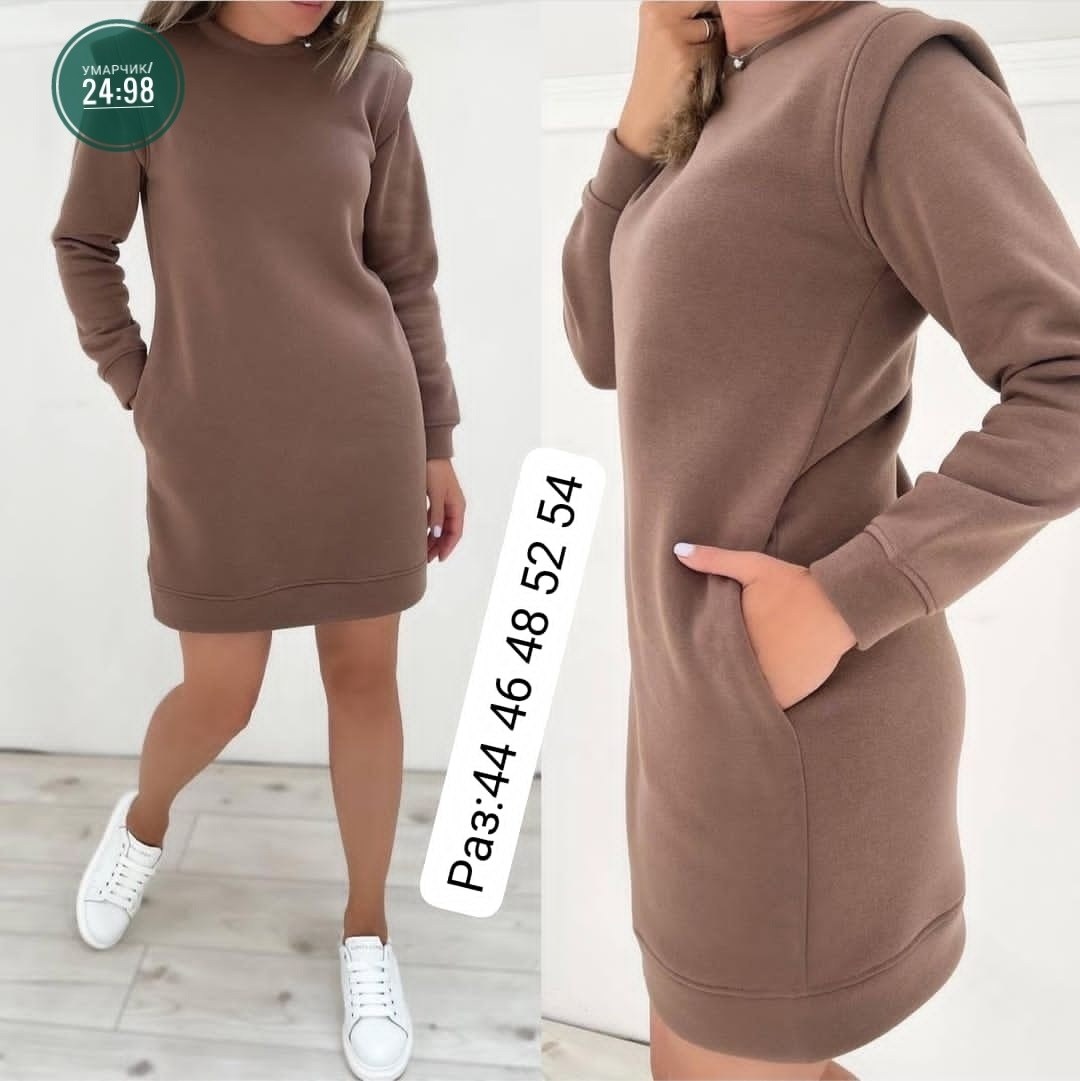 платье-худи женское теплое на флисе,женское платье ткань флис,флисовое платье для женщин,платье женское,женская туника теплая