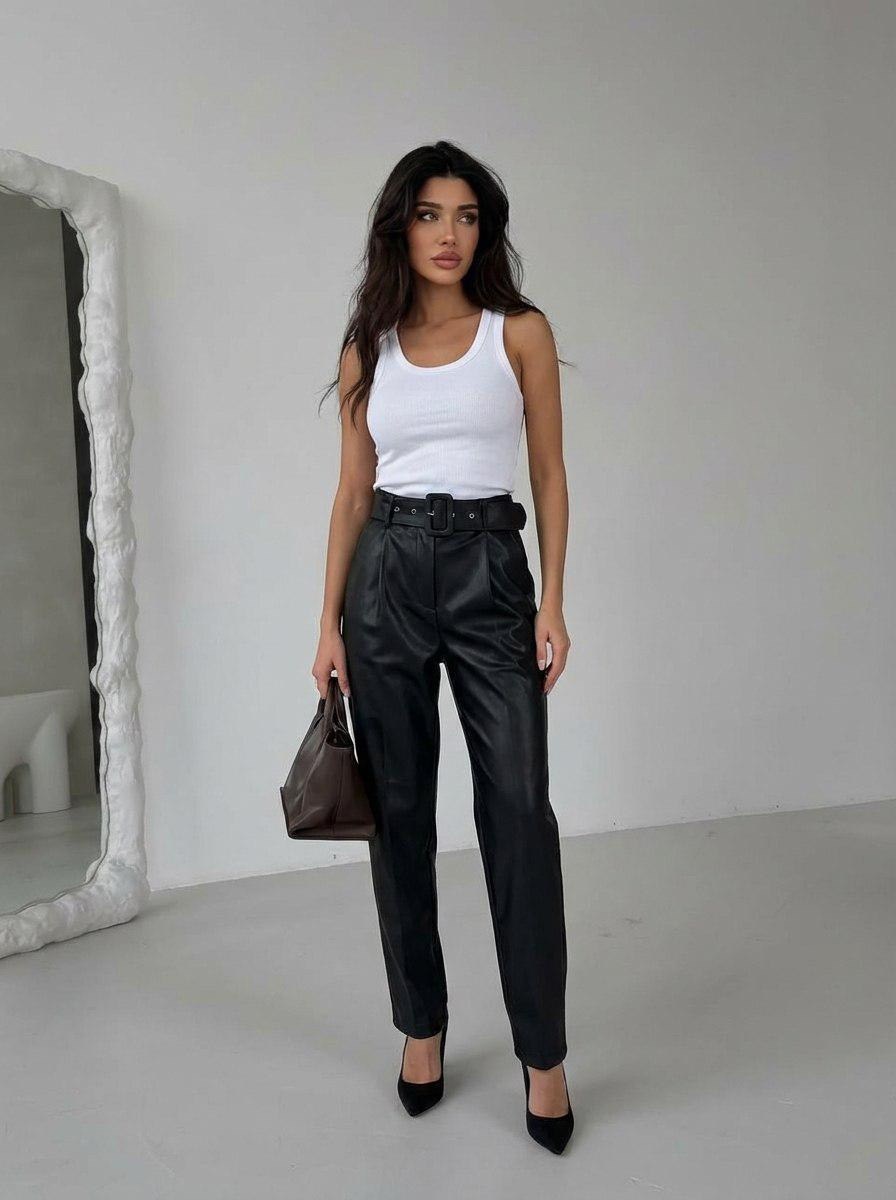 кожаные штаны,брюки кожаные,женские кожаные брюки,брюки женские,брюки из экокожи женские