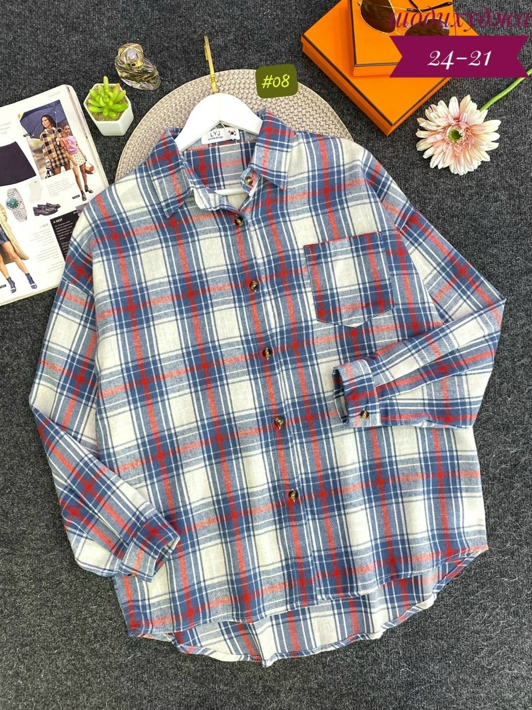 рубашка женская в клетку,женская рубашка,рубашка в клетку,повседневная рубашка,рубашка свободная