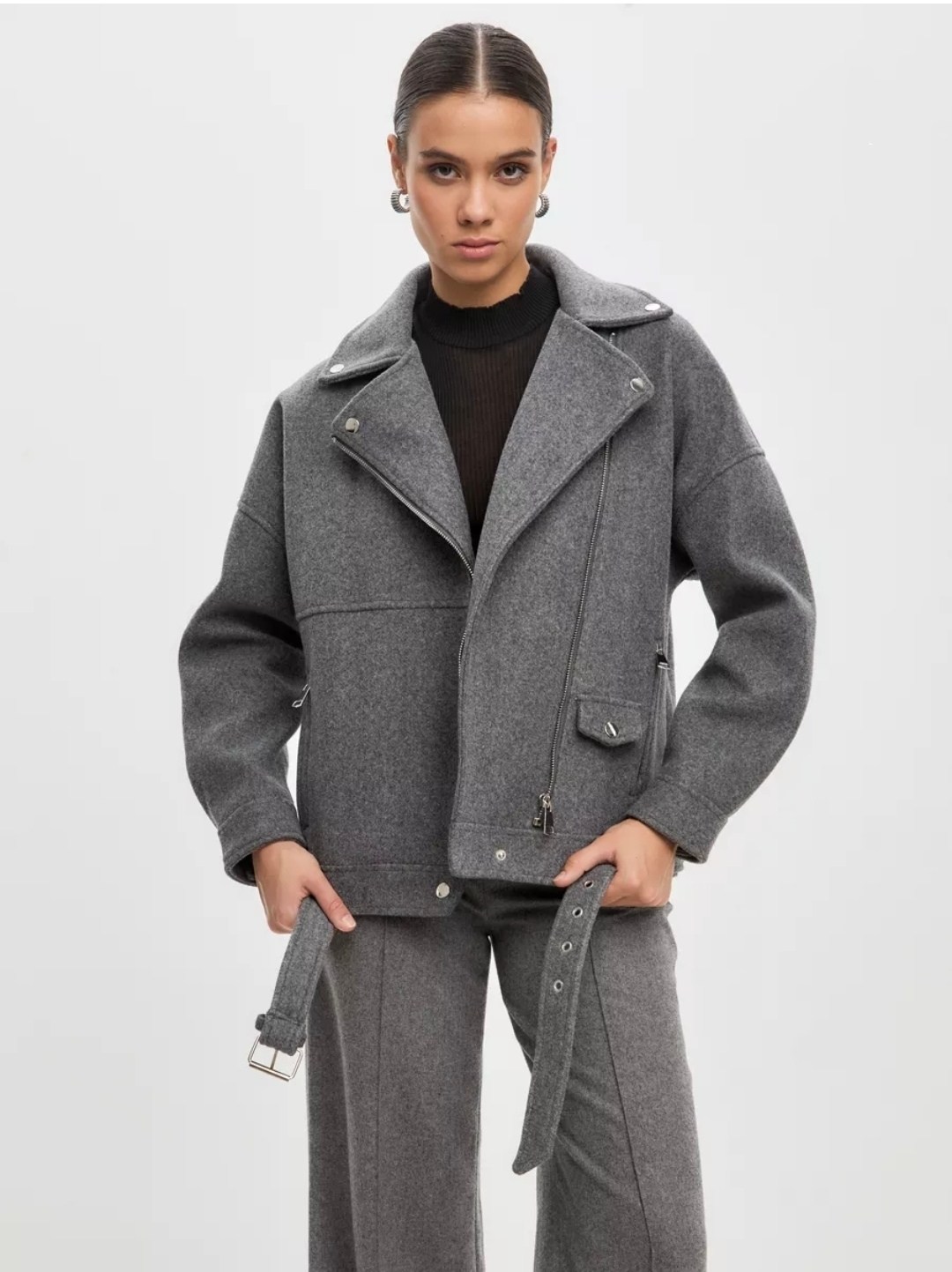 куртка из пальтовой ткани серая,полупальто-косуха из драповой ткани серый,полупальто-косуха из драповой ткани цвет серый,куртка fly из пальтовой ткани темно-серая из шерсти,куртка из пальтовой ткани