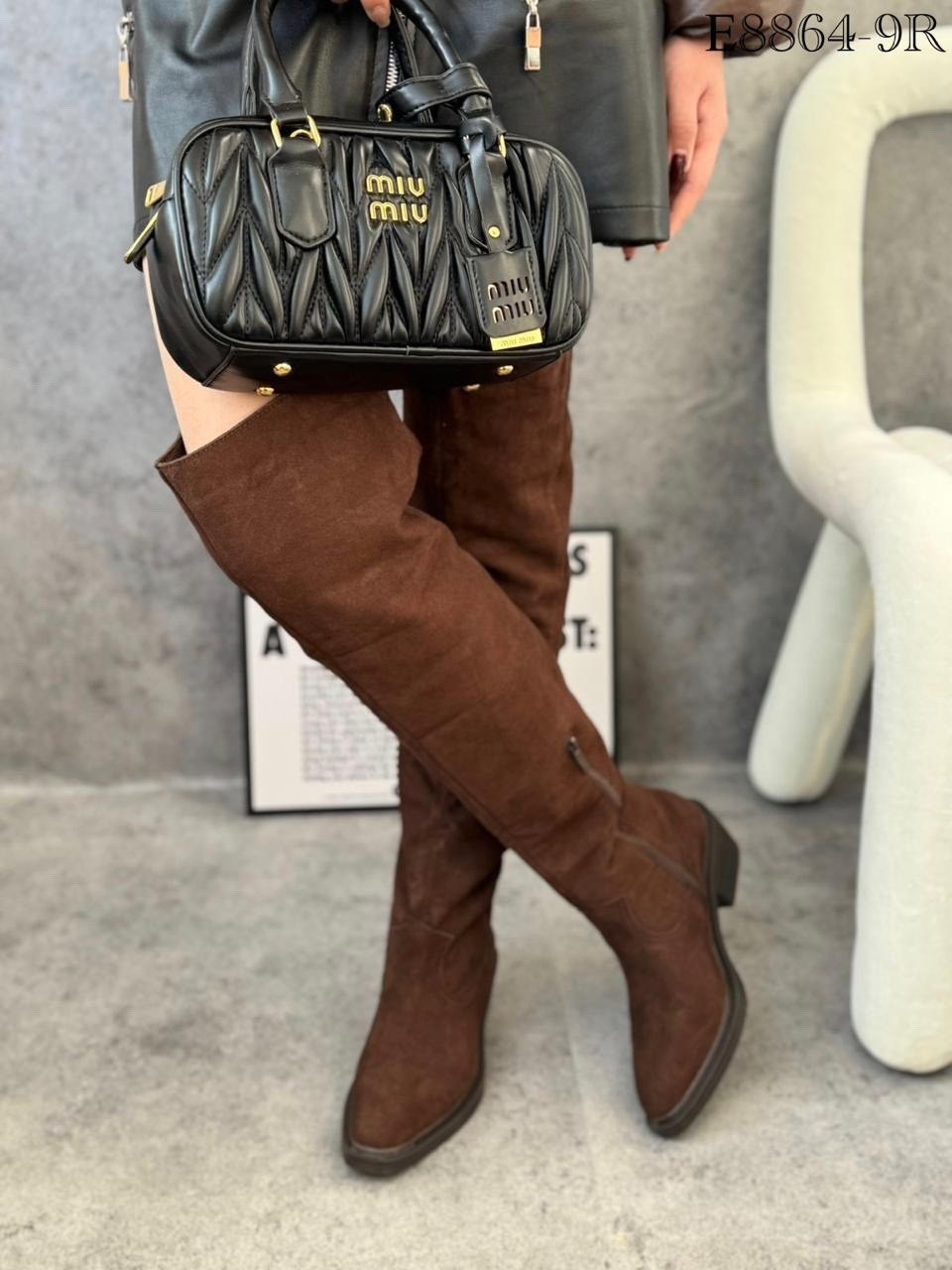 ботфорты женские зимние sufinnа в3024т,ботфорты женские,замшевые сапоги,сапоги ботфорты,сапоги женские