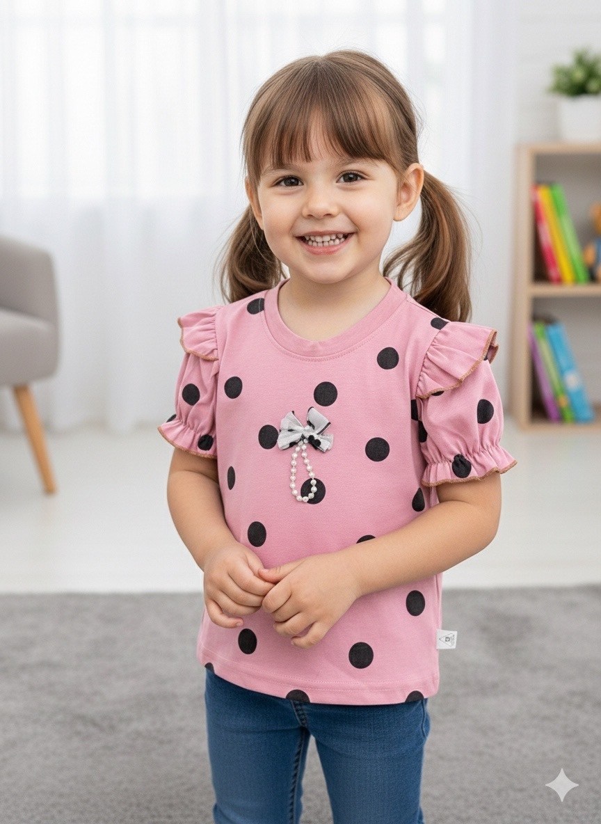 кр 301085/желтый,котята-горошки к269 фуфайка д/дев,футболка для девочки crockid,футболки для девочек,футболки детские,одежда для девочки