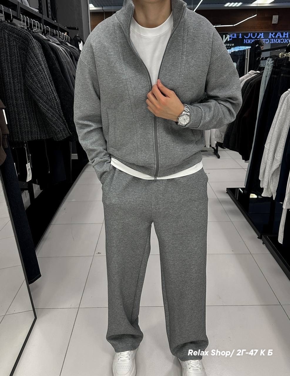 мужской спортивный костюм серого цвета,спортивный мужской костюм,мужская мода,спортивный костюм мужской на флисе,спортивный костюм