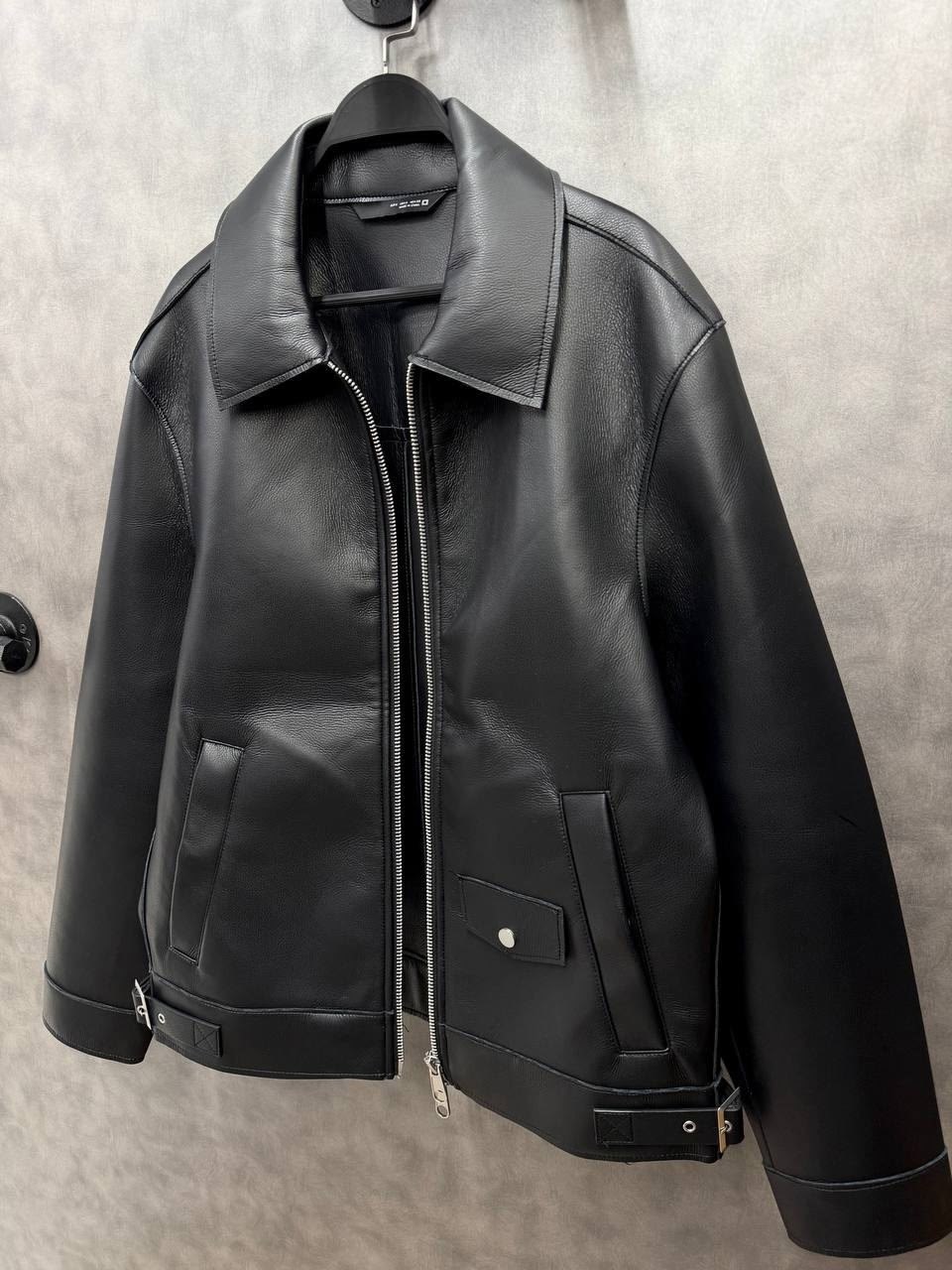 байкерская куртка из искусственной кожи,мужская кожаная куртка,кожаная куртка классическая,кожаная куртка,кожаная куртка zara черная