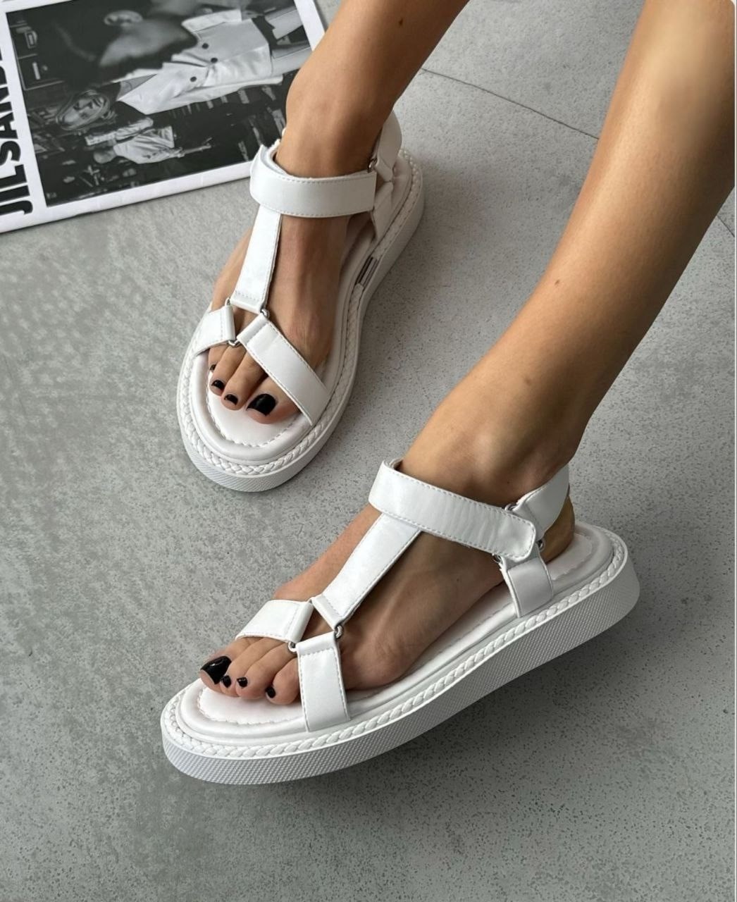 женские босоножки,босоножки на липучке,босоножки эко,,босоножки летние