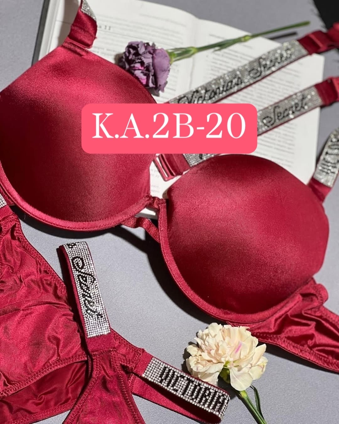 комплект нижнего белья victoria secret,нижнее белье виктория сикрет,комплект нижнего белья,нижнее белье комплект женское,комплект виктория сикрет со стразами красный