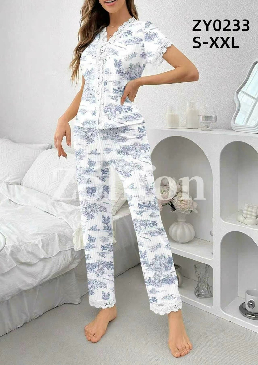 комплект пижамы для девушек,пижама женская трикотажная,пижама женская zolifon,пижама женская,пижама женская с цветами