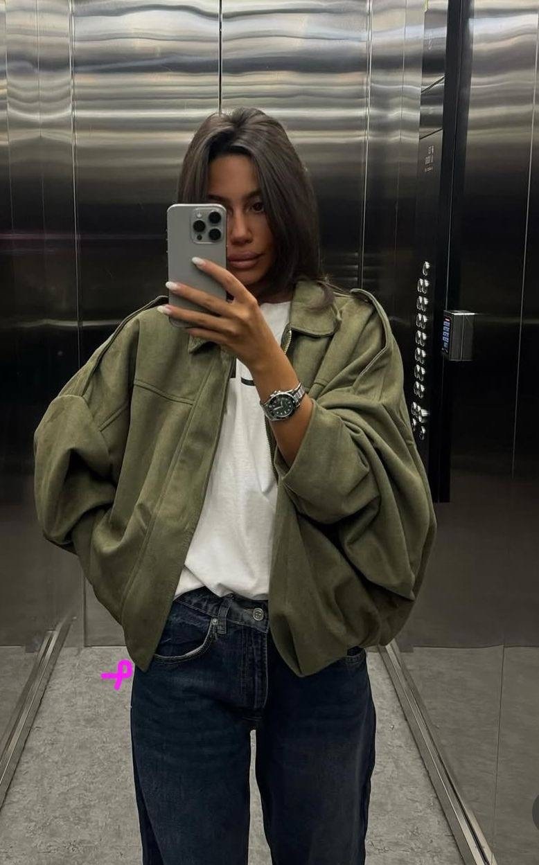 куртка бомбер,бомбер замшевый оверсайз athe.brand,замшевая куртка,куртка бомбер свободного кроя