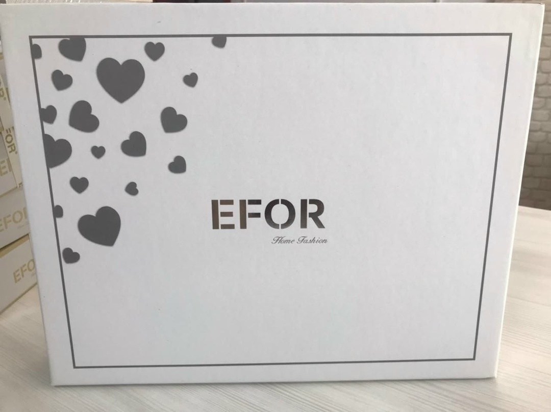 подарочная коробка,подарочная упаковка,скатерть efor,комплект постельного белья efor,коробка упаковка