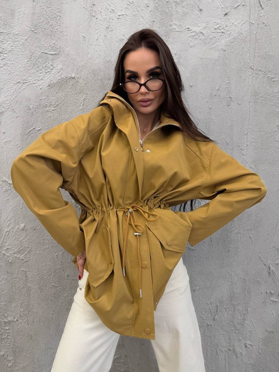ветровка женская,ветровка женский timtony карманы бежевый,куртка женская,ветровка стильная,ветровка удлиненная