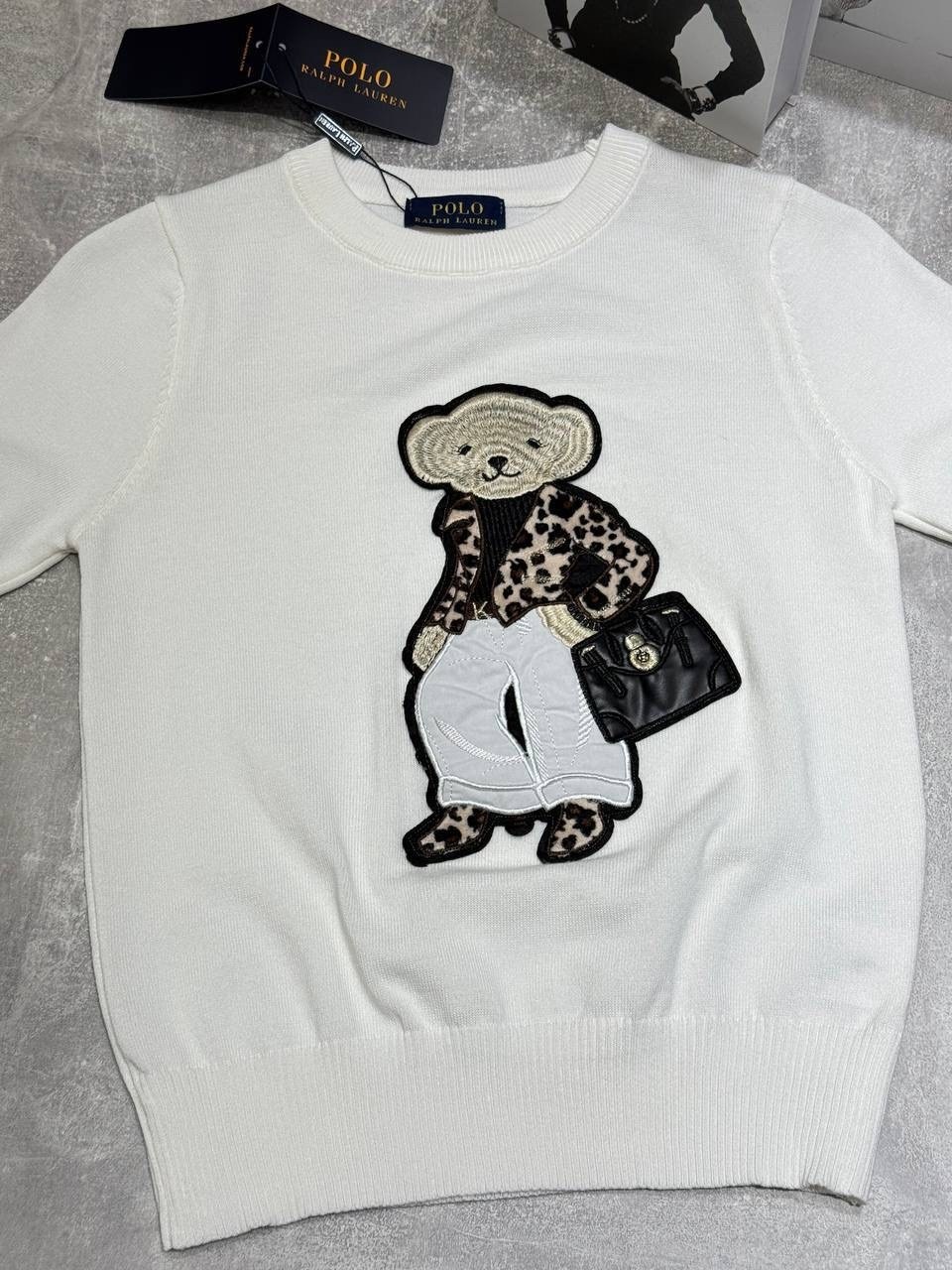 джемпер одежда,ralph lauren свитер с мишкой polo ralph lauren,свитер с мишкой,свитер с вышивкой,джемпер летний