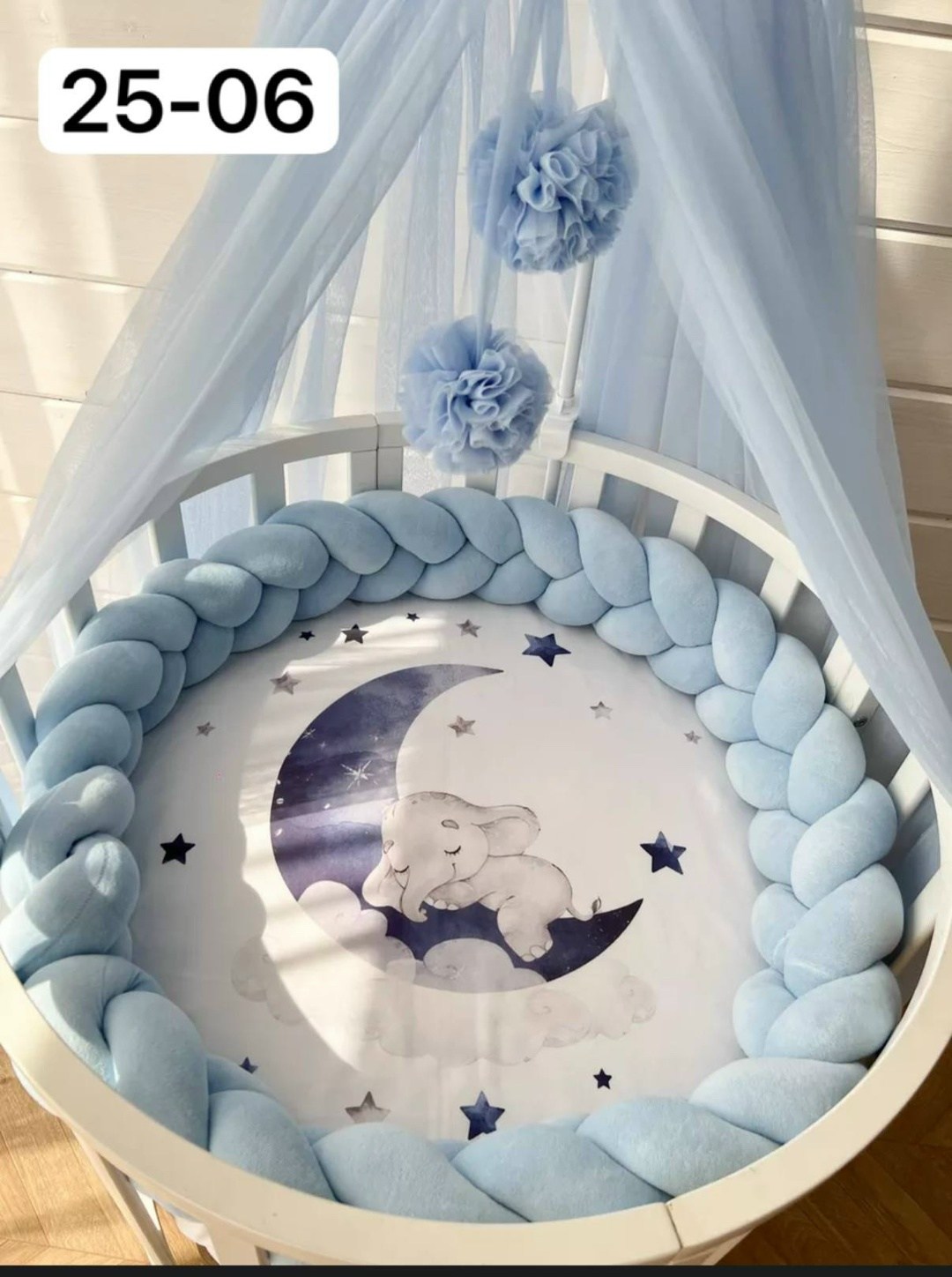 бортик косичка в кроватку,бортик косичка в прямоугольную кроватку,бортик косичка 240 см,круглая кроватка,бортик коса