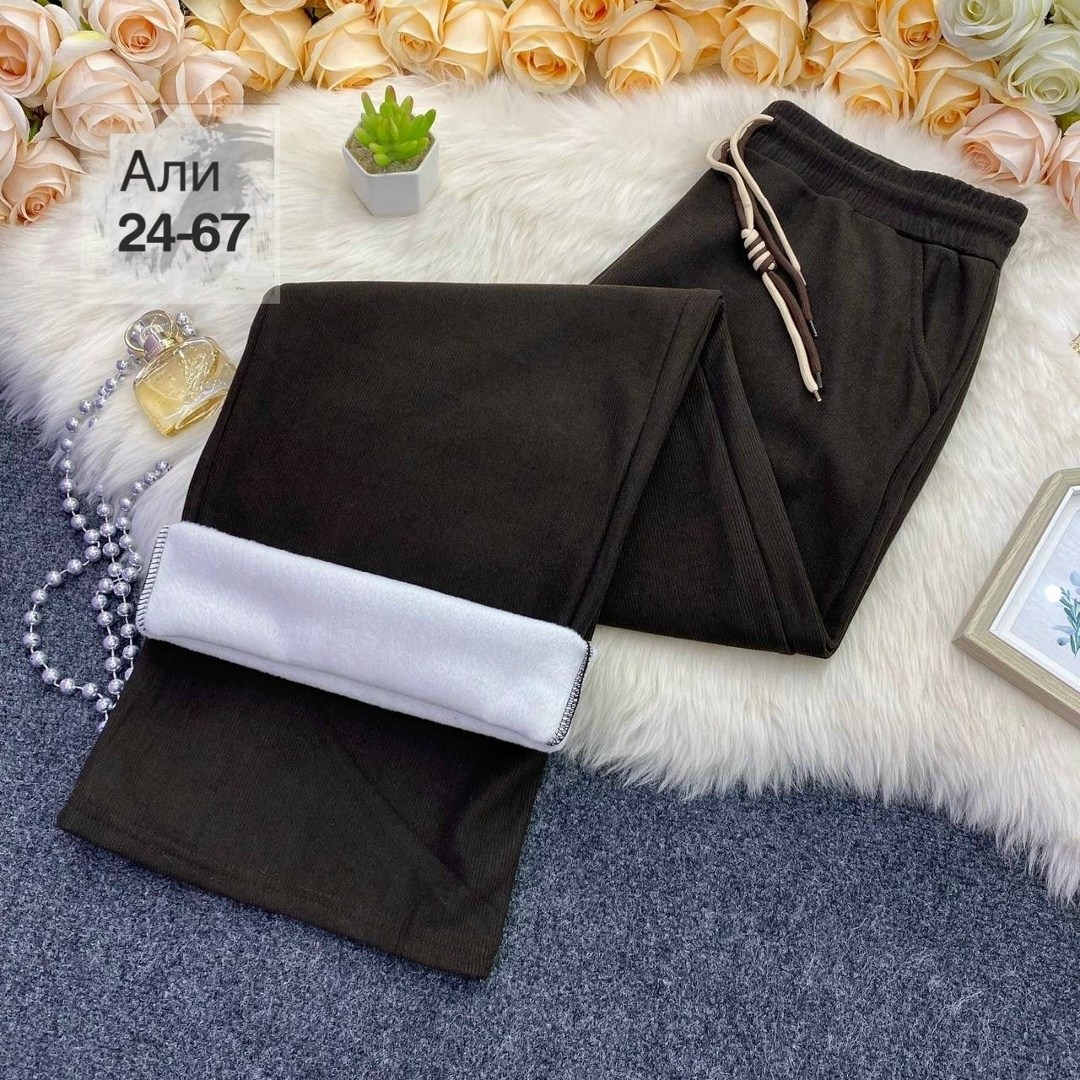 утеплённые штаны с мехом,брюки модные,штаны с начесом арт.3683774,штаны ткань: вельвет с мехом,штаны на флисе