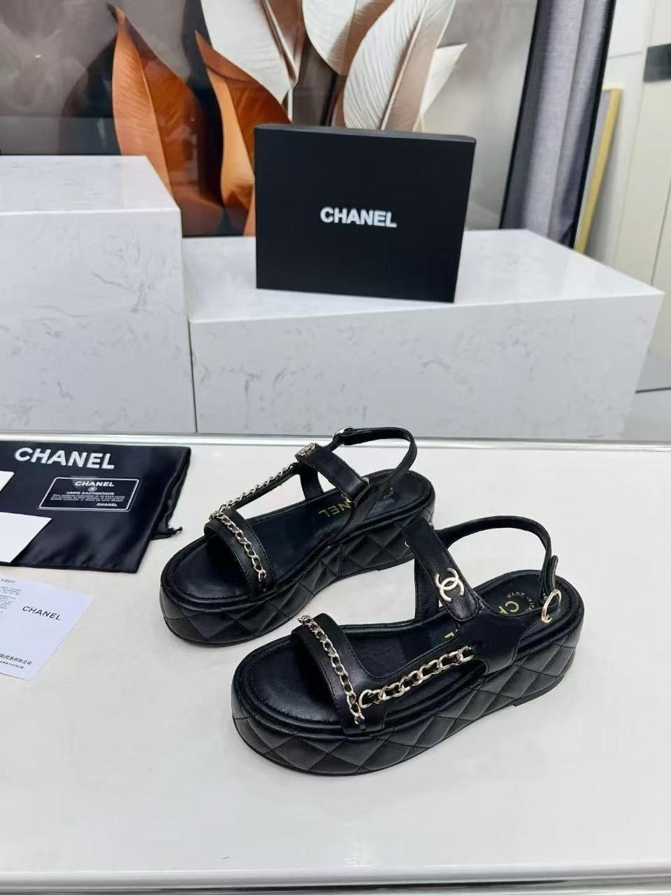 босоножки chanel,сандалии chanel,босоножки шанель,босоножки шанель на платформе,сандали шанель