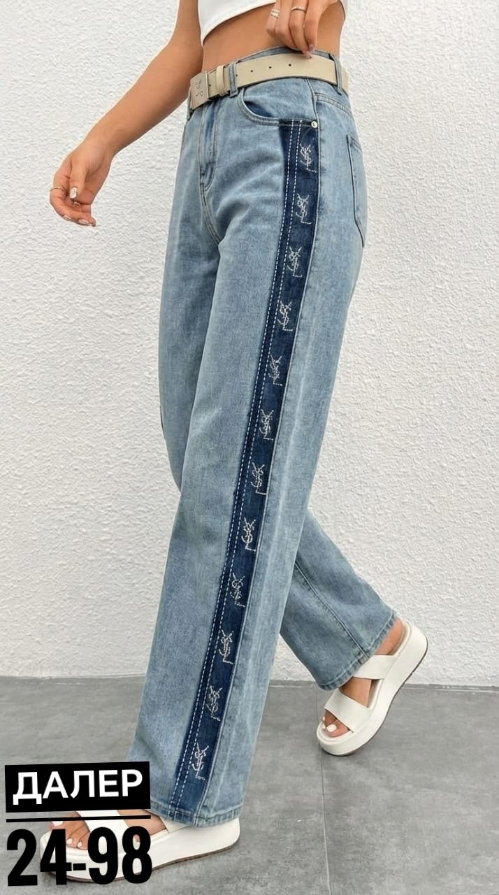 джинсы женские,джинсы брюки,модные джинсы,джинсовые брюки,широкие джинсы