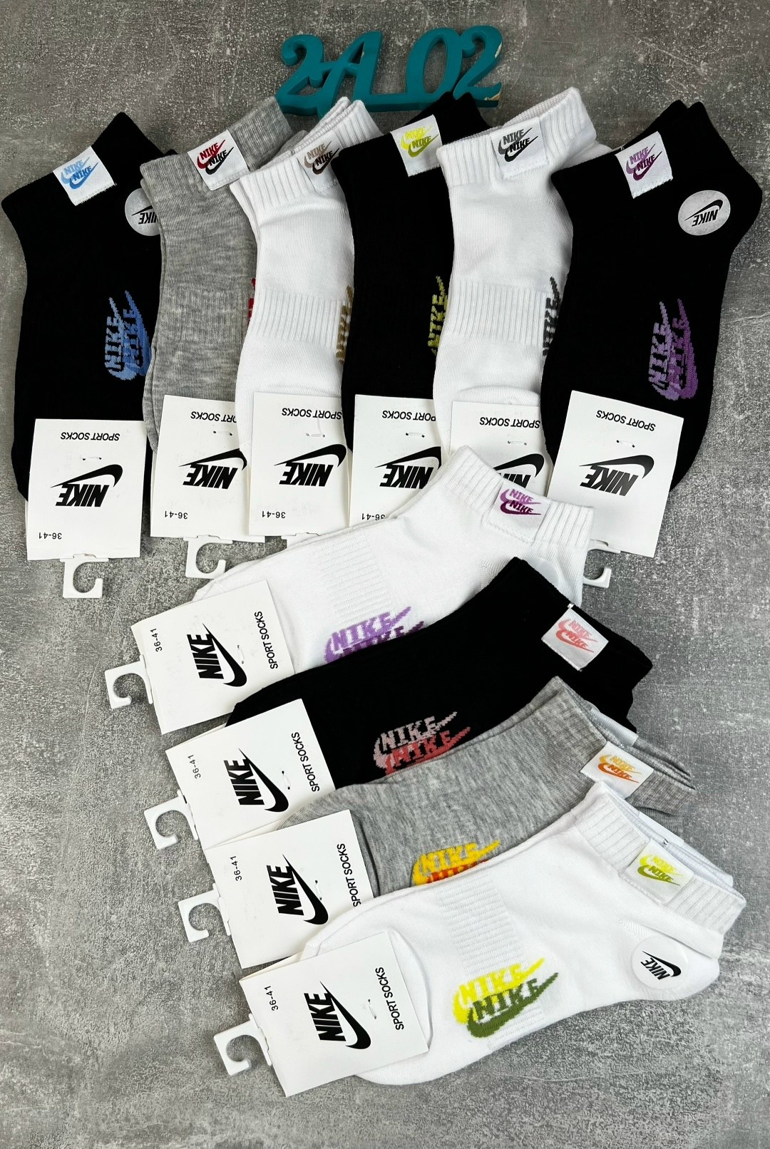 комплект носков nike,комплект носков женских nike sport socks белых 36-41,носки женские nike,комплект носки женские,носки женские спортивные