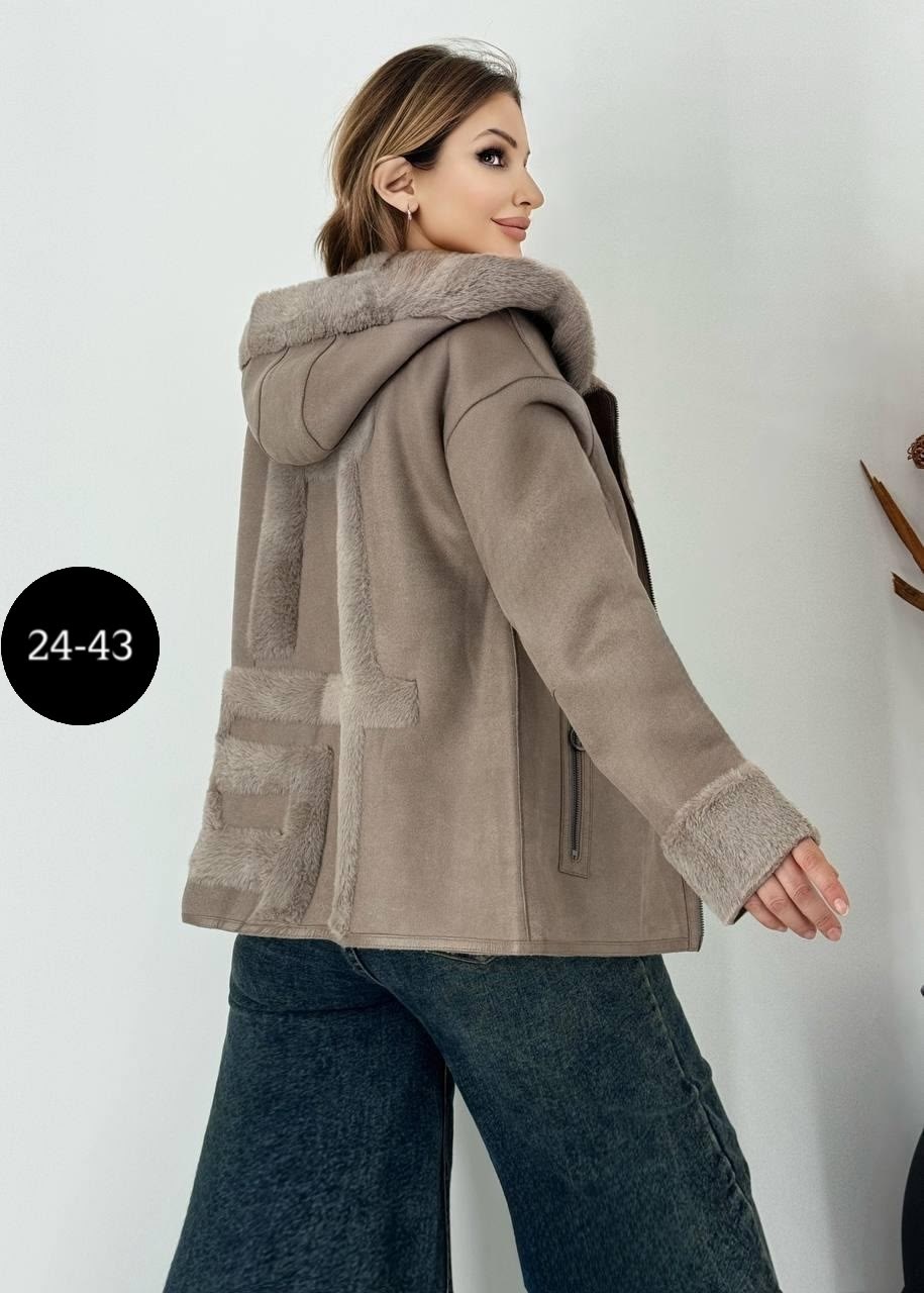 женская куртка,дублёнка из натурального замша,женская верхняя одежда,дублёнка из натурального замша арт.5488563,дубленка зимняя женская