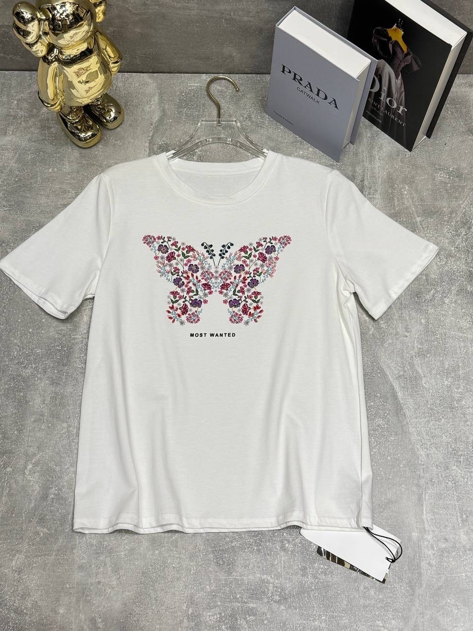 женская футболка,футболки для женщин,дизайн футболки,футболка с бабочками,футболка с принтом