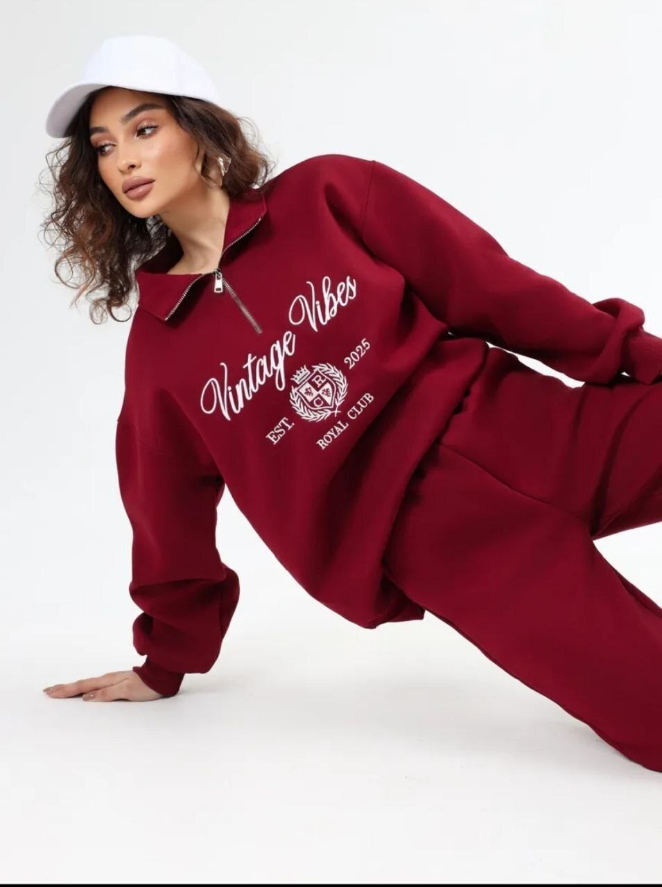 свитшот на молнии оверсайз,свитшот на молнии оверсайз темно-голубой,костюм спортивный,женские костюмы,мода мужская